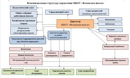 Функциональная структура управления МБОУ "Федовская школа"